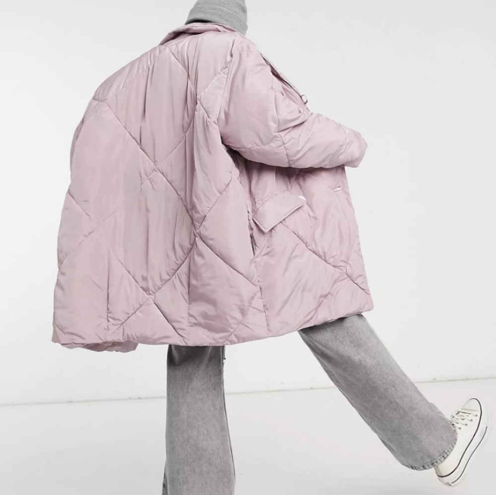 Free People Ella Puffer Women's Long Coat Size M - Picture 3 of 6
